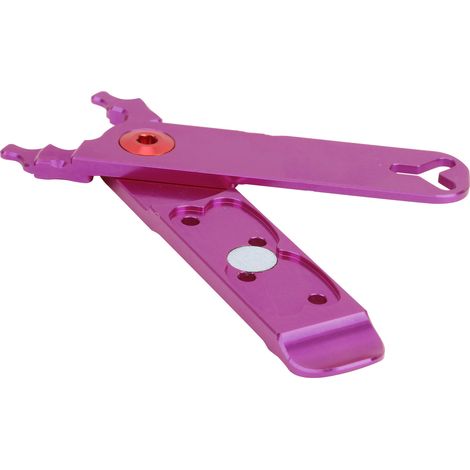 ZTTO Fahrradkettenzange, Ventilwerkzeug, Schnellspanner für Reifen, lila Fahrradreparaturwerkzeug (1/5)