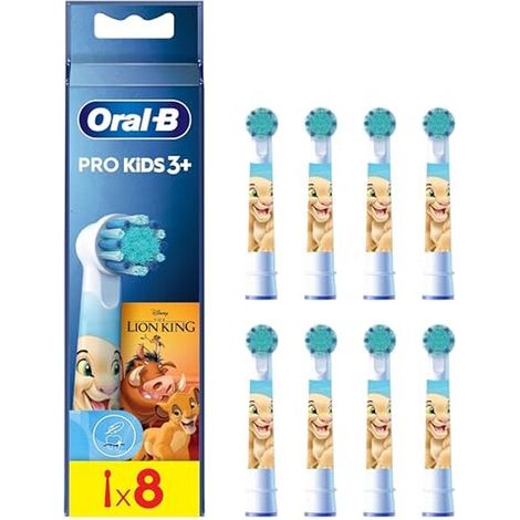 Oral-B Pro Kids König der Löwen Aufsteckbürsten für elektrische Zahnbürste, 8 Stück