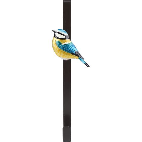 Crochet de porte simple en fer forgé en forme d'oiseau, pour clés, portefeuilles, parapluies (1/5)