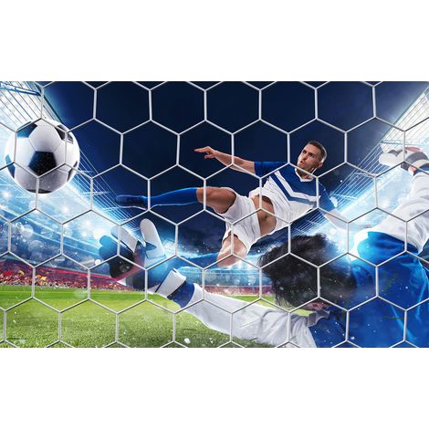 Papier peint panoramique Football - Joueur de Foot - 130 cm x 81 cm (1/2)