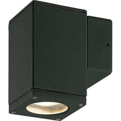Supporto a parete CUB Square IP54 GU10 4.50W Nero (1/4)