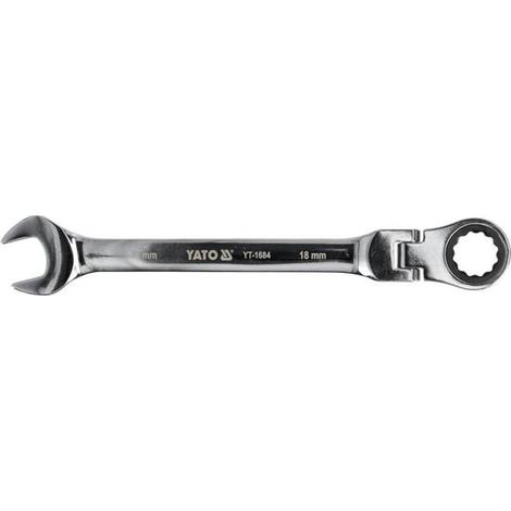 YATO YT-1684 - cricchetto flessibile, chiave combinata 18 mm