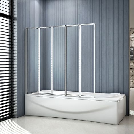 Badewannenaufsätze 120X140cm Badewanne 5-ftg.Falttür (1/5)