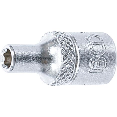 BGS Vaso hexagonal de accionamiento cuadrado interior 6,3 mm (1/4") SW 3,5 mm - 2473