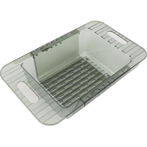 Moderner Gemüsesieb für die Küchenspüle, ausziehbar und aus umweltfreundlichem PET-Kunststoff, minimalistischer grüner Spülbeckenfilter (1/5)