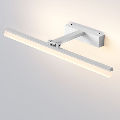 Éclairage LED pour miroir de salle de bain et de toilettes, convient aux lavabos, coiffeuses, toilettes et salles de bain. 40 cm - Blanc. (1/5)