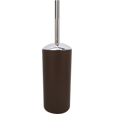 Ensemble Brosse Toilettes Acier Inoxydable - Support Robuste Poils Résistants - Design Noir Debout - Pour Salle De Bain Domestique - 1 Pièce (1/5)