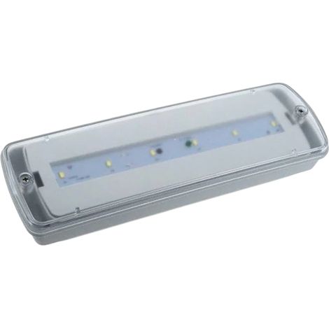 200 lm LED-Einbau-Notleuchte mit IP65 wasserdichtem Gehäuse / Dauerhaft/Anti-Dauerhaft, 5000 K (1/5)