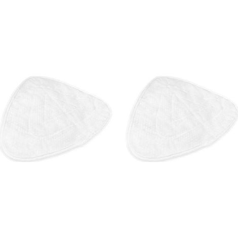 Recharges de chiffons en microfibre AURA (lot de 2) pour balai vapeur, compatibles avec les balais à vaporisateur. (1/5)