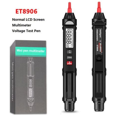 3-in-1 Pen Type Electrical Test Pen Multimeter, RMS Digital Multimeter, Voltage Test Pen, LCD Display TONCHEAN (1/4)