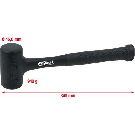 Maillet sans rebond tête Ø50mm - 140.5255 - KS Tools