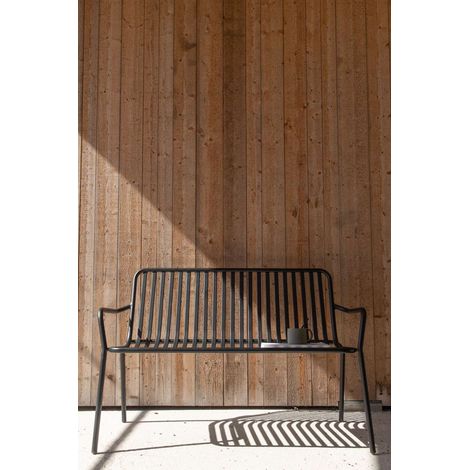 Peking banc de jardin noir. (1/5)
