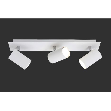 Foco de techo 3 focos orientables Marley White Trio Lighting