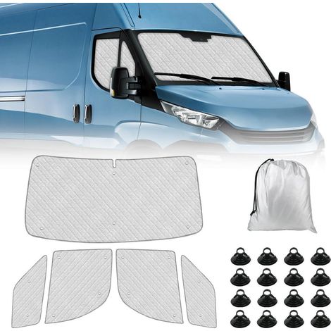 Sonnenschutz Frontscheibe für Iveco Daily 2014-2025, 5-teiliges Set Thermomatte (1/5)