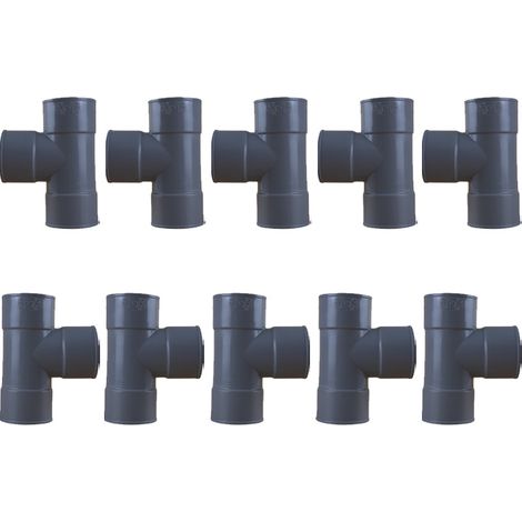 10 culottes PVC 87°30 Femelle Femelle Ø50 - First Plast (1/5)