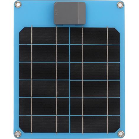 Chargeur de Batterie Solaire, Panneaux Solaires du Chargeur Solaire 5W Panneau Solaire RV 5W avec Notre Panneau Solaire RV pour Motos, Bateaux, Tracteurs, Remorques, Camions, Tondeuses à Gazon, VR (1/5)
