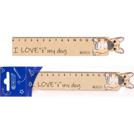 Righello in legno Bulldog