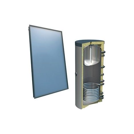 Set solaire OEG 4plus toit plat 500 L ballon combiné 3 capteurs