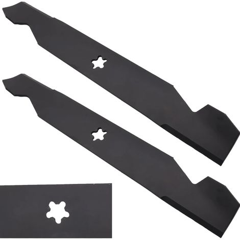 Lame de tondeuse 2x 46cm 92cm pour Husqvarna : LT112, LT130, LTH130 Tondeuse tractée (1/4)