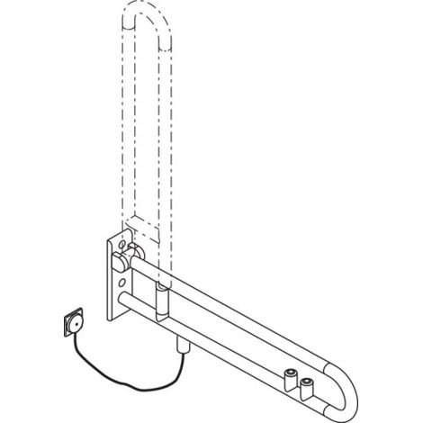 HEWI 801.50B720 99 Poignée SK, mate, version E (1/2)