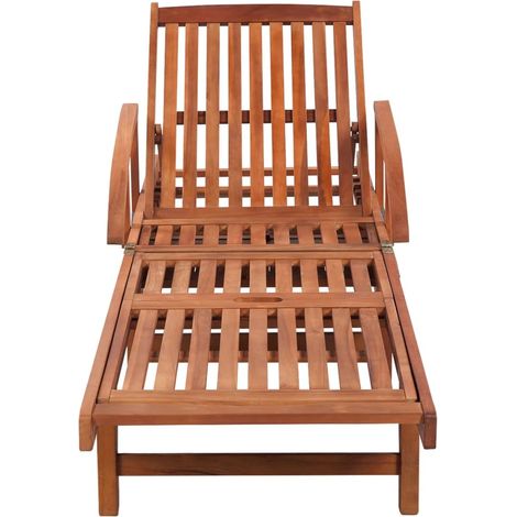 Maison Exclusive - Sonnenliegen 2 Stk. mit Tisch Akazie Massivhol