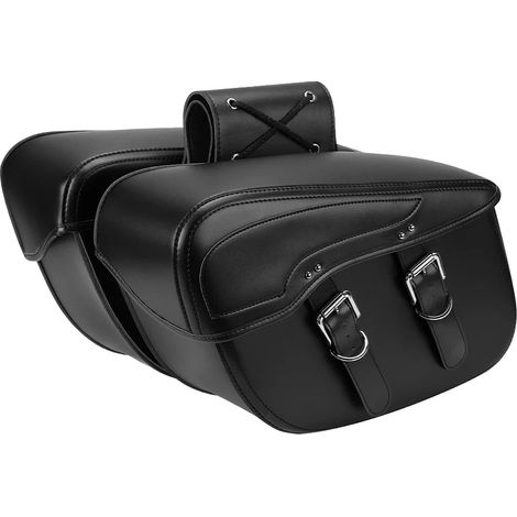 Borsa da moto impermeabile, facile accesso, nera (1/2)