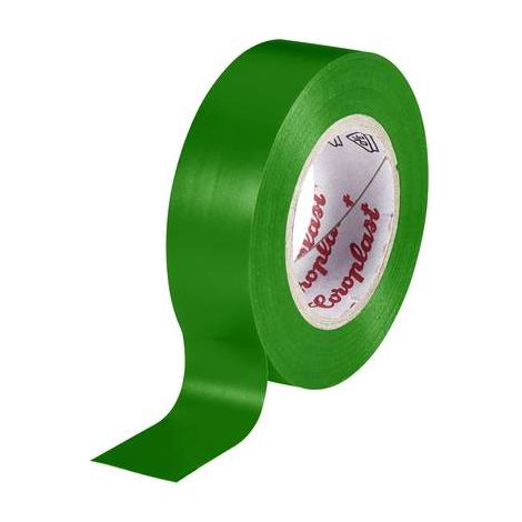 Ruban isolant Coroplast 302-10-GN vert (L x l) 10 m x 15 mm acrylique 1 pc(s) (1/2)