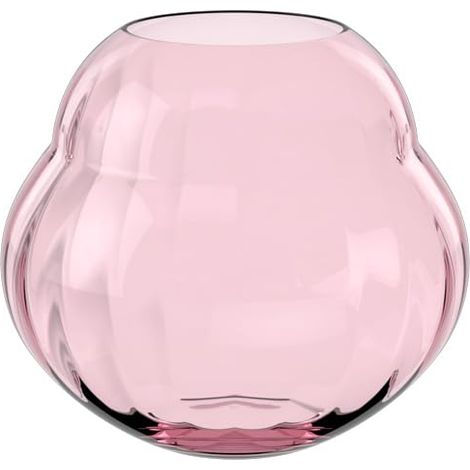 Vase/Photophore, 17 Cm, Cristallin, Rose, Contenance 2 750 ML (1/5)