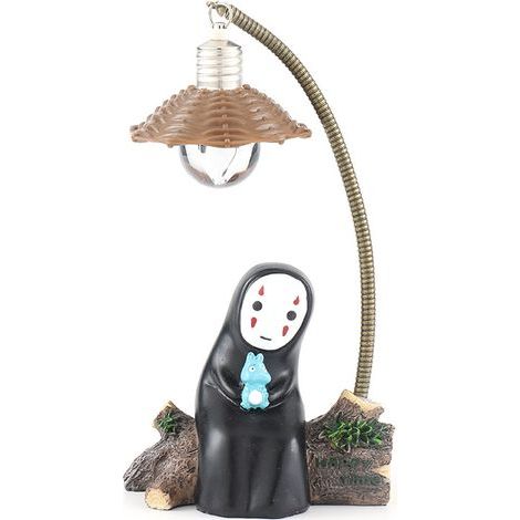 Spirited Away Tischlampe No Face Man Harzornament Nachtlicht