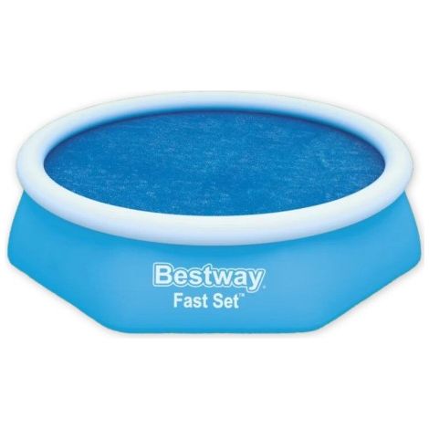 Bestway Bâche à bulles ronde 350 cm pour piscine Fast Set Ø396 cm (1/2)
