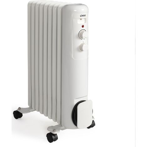 Radiatore a olio bianco da 2000 W - DOM502W - Livoo