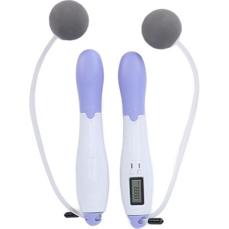 Corde à sauter sans fil, corde à sauter sans cordon pour adultes, entraînement cardio en intérieur, équipement de fitness à domicile (1/5)