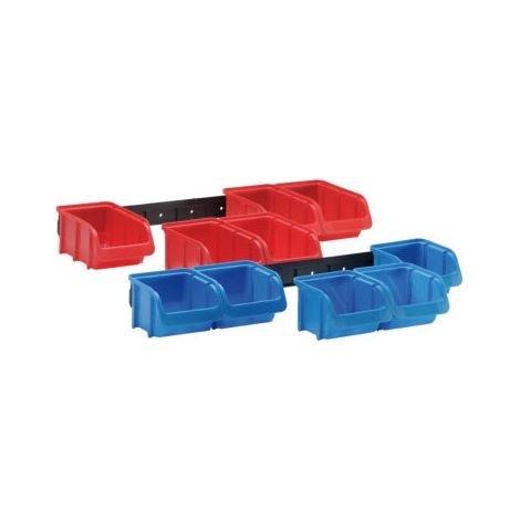Hünersdorff 656820 Sichtlagerkasten Rot, Blau 1 Set (1/2)
