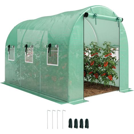 Arbre à chat du sol au plafond 5 niveaux hauteur réglable 220-240 cm plateformes fleur avec griffoir niche hamac vert (1/4)