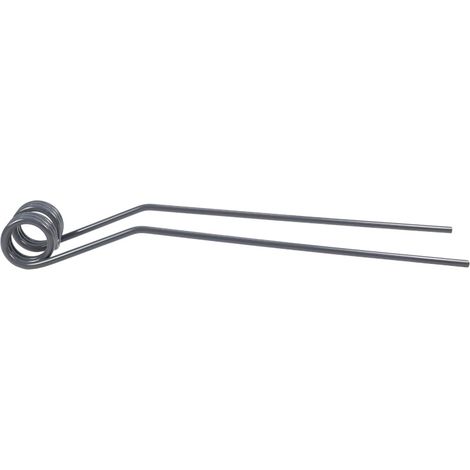 Diente para la rastra henificadora MORGA Pottinger 436031, diámetro 9 mm, L-575 mm, con recubrimiento en polvo. (1/5)