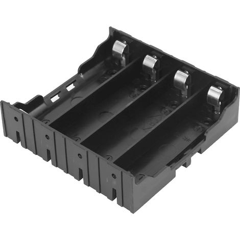 Lot de 5 boîtiers de batterie en plastique pour montage DIY Li-ion (4 batteries 18650 de 3,7 V). (1/5)