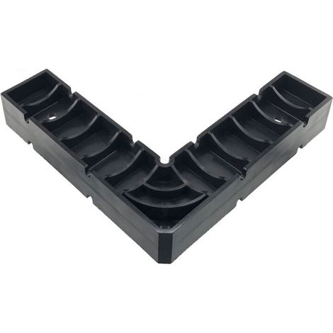 Bloque de alineación de plástico de 90° - Plantilla de carpintería Montpour