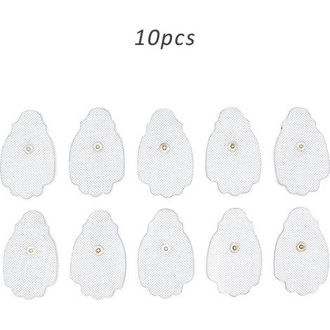 10 électrodes en gel non tissé pour appareils de thérapie TENS (massage, physiothérapie, relaxation) 05812