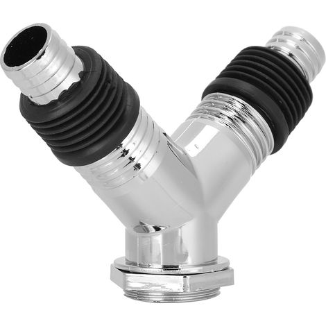 Adaptateur de tuyau en Y à double usage pour siphon de sol, outil d'étanchéité pour machine à laver (raccord en Y) (1/5)