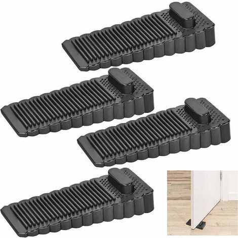 Filtros y protectores para canaletas, fabricados en plástico resistente y anticorrosivo, con drenaje uniforme, aptos para canaletas y desagües de techos, 4 unidades (negras). (1/5)