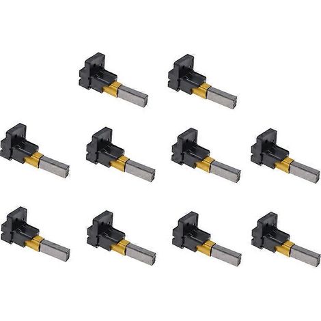 Lot de 10 balais de charbon avec supports pour moteurs d'aspirateurs Dyson DC05, DC07 et DC08 (1/5)