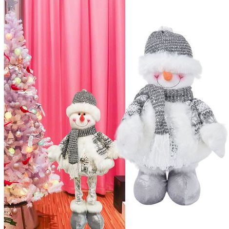 Muñeco de nieve retráctil - Decoración navideña y regalo festivo (1/5)
