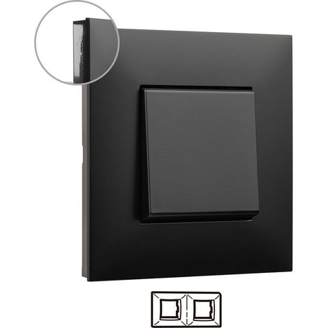 Rahmen 2 Elemente VALENA NEXT dark LEGRAND 741052