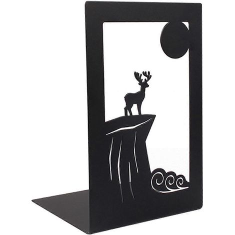 Serre-livres ajourés H-Decor pour œuvres d'art, design sablier, support de livre en métal. (1/5)