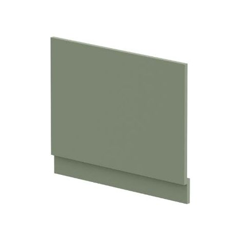 Nuie Satin Green 700mm End Bath Panel with Plinth - BPR811