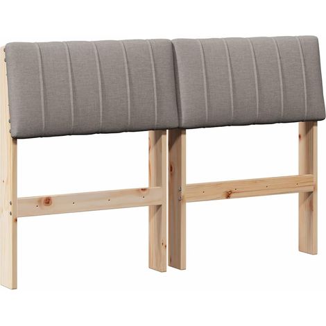 Maison Exclusive - Testiera imbottita Talpa 120 cm Pino massello