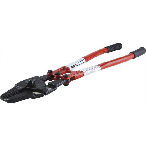 SECOTEC 450-25 - Pinza a pressare per fune metallica 1,2-5,1 mm, lunghezza 600 mm