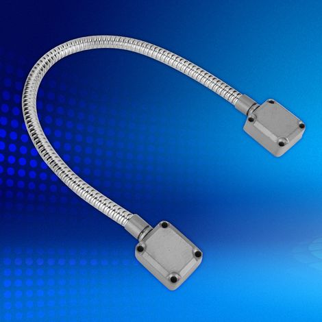 Gaine de protection pour câbles de contrôle d'accès avec attache de porte (1/5)