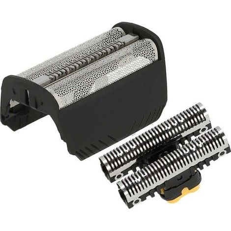 Set of heads of shaver electric replacement for Braun 30B, 30B Mul for, grille + knives, black (1/5)
