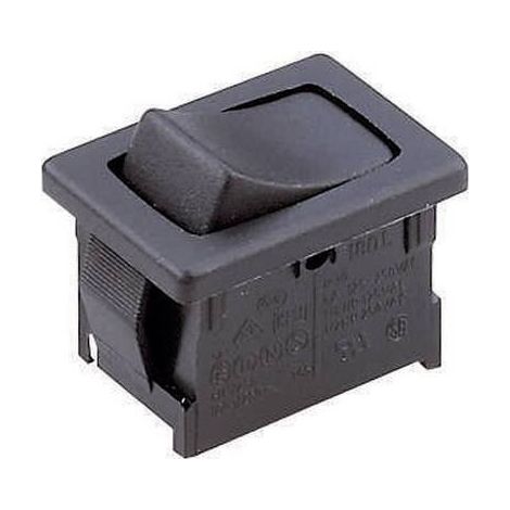 Marquardt 1808.1202 Interruttore a bilanciere 1808.1202 250 V/AC 6 A 1 x On/Off/(On) IP40 Permanente / 0 / Momentaneo 1